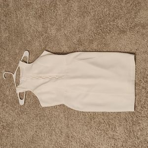 White mini dress